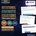 Rotational Kinematic Equations Differentiation Stations cover