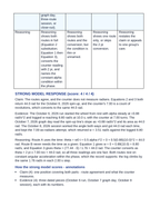 Rotational Kinematic Equations Model Response & Scoring Guide sample page