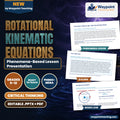 Rotational Kinematic Equations Phenomena-Based Lesson: The Potter's Wheel Logs: Spin-Up and Spin-Down Presentation cover