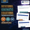 Rotational Kinematic Equations Sea Battle Review Game cover