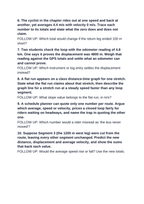 Speed & Average Velocity Critical Thinking Prompts sample page