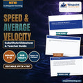Speed & Average Velocity Substitute Slideshow & Teacher Guide cover