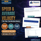 Speed & Average Velocity Tic-Tac-Toe Review Game cover