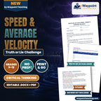 Speed & Average Velocity Truth or Lie Challenge cover