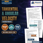 Tangential & Angular Velocity Guided Notes cover