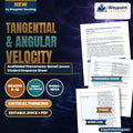 Tangential & Angular Velocity Scaffolded Phenomena-Based Lesson: The Bicycle Wheel Study Student Response Sheet cover