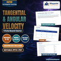 Tangential & Angular Velocity Trivia Board Game cover