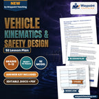 Vehicle Kinematics & Safety Design 5E Lesson Plan cover