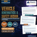 Vehicle Kinematics & Safety Design Scaffolded Phenomena-Based Lesson: The Crash-Test Sled: One Speed, Four Stopping Distances Presentation cover