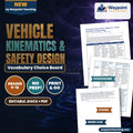 Vehicle Kinematics & Safety Design Vocabulary Choice Board cover
