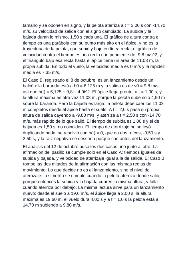 Vertical Trajectory Analysis Spanish Reading Passage & Comprehension Questions sample page