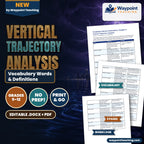 Vertical Trajectory Analysis Vocabulary Words & Definitions cover