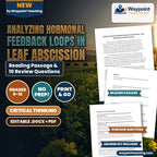 Analyzing Hormonal Feedback Loops in Leaf Abscission Reading Worksheet cover