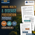 Animal Health & Disease Prevention Model Response & Scoring Guide cover