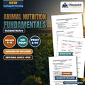 Animal Nutrition Fundamentals Guided Notes cover
