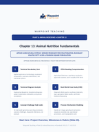 Animal Nutrition Fundamentals Project-Based Learning Activity sample page