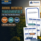 Animal Nutrition Fundamentals Tic-Tac-Toe Review Game cover