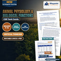 Animal Physiology & Biological Functions CER Task Cards cover