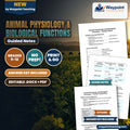 Animal Physiology & Biological Functions Guided Notes cover