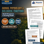 Animal Physiology & Biological Functions Model Response & Scoring Guide cover