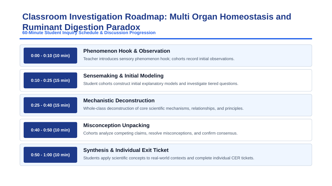 Animal Physiology & Biological Functions Phenomena-Based Lesson: The Multi-Organ Homeostasis and Ruminant Digestion Paradox Presentation sample page