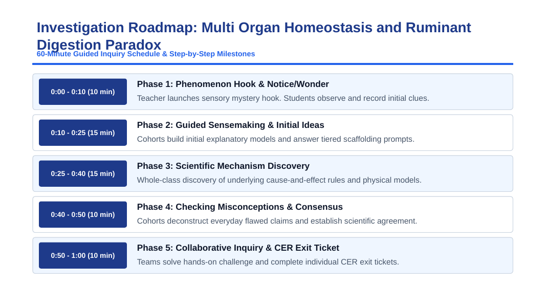 Animal Physiology & Biological Functions Scaffolded Phenomena-Based Lesson: The Multi-Organ Homeostasis and Ruminant Digestion Paradox Presentation sample page