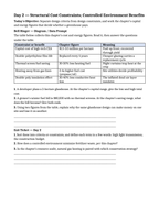 Basics of Controlled Environment Agriculture Bell Ringers & Exit Tickets sample page