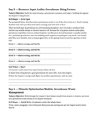 Basics of Controlled Environment Agriculture Bell Ringers & Exit Tickets sample page