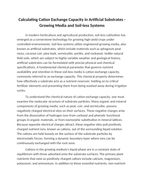 Calculating Cation Exchange Capacity in Artificial Substrates Reading Worksheet sample page