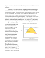 Calculating Growing Degree Days for Crop Maturity Reading Worksheet sample page