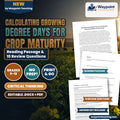 Calculating Growing Degree Days for Crop Maturity Reading Worksheet cover