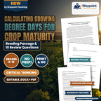 Calculating Growing Degree Days for Crop Maturity Reading Worksheet cover
