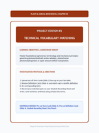 Environmental Effects on Plant Growth Project-Based Learning Activity sample page