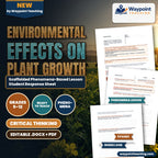 Environmental Effects on Plant Growth Scaffolded Phenomena-Based Lesson: The Phytochrome Photoperiodism and Thermal Kinetic Paradox Student Response Sheet cover