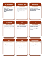Environmental Effects on Plant Growth Tic-Tac-Toe Review Game sample page