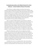 Evaluating Quarantine and Culling Protocols for Avian Influenza Reading Worksheet sample page