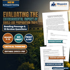 Evaluating the Environmental Impact of Single-Use Propagation Trays Reading Worksheet cover