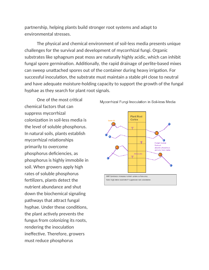 Geoscience Data of Mycorrhizal Fungi Inoculation in Soil-less Media Reading Worksheet sample page