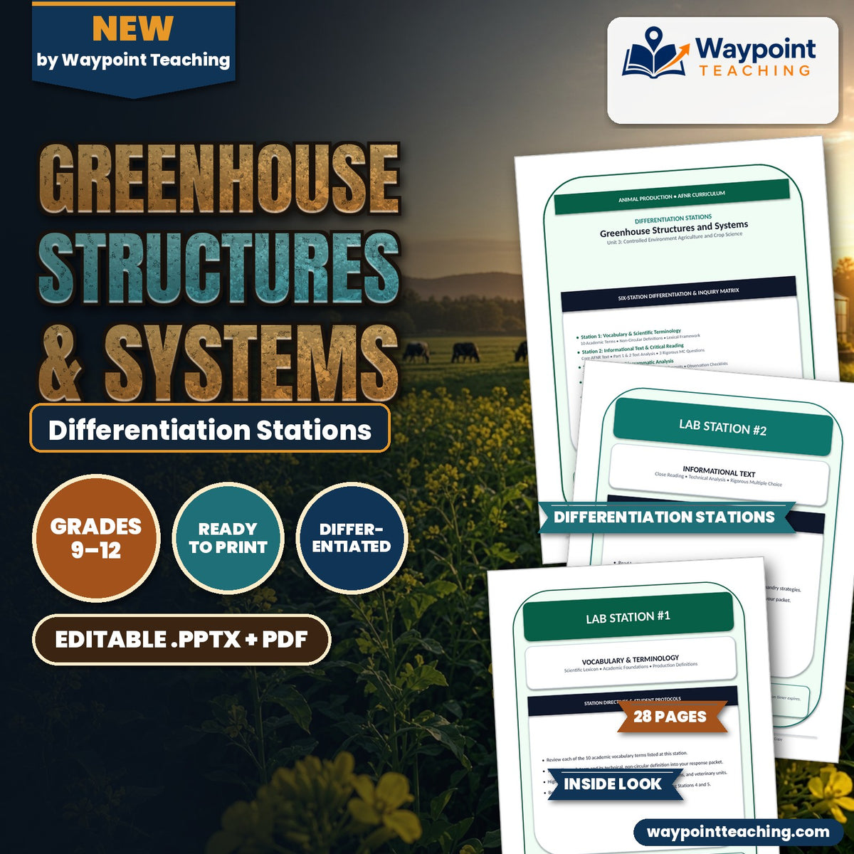 Greenhouse Structures & Systems Differentiation Stations cover