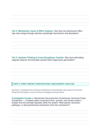 Greenhouse Structures & Systems Phenomena-Based Lesson: The Spectral Selective Glazing and Ventilation Paradox Student Response Sheet sample page