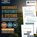 Greenhouse Structures & Systems Phenomena-Based Lesson: The Spectral Selective Glazing and Ventilation Paradox Student Response Sheet cover