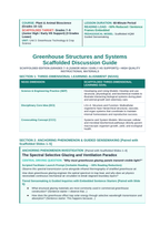 Greenhouse Structures & Systems Scaffolded Phenomena-Based Lesson: The Spectral Selective Glazing and Ventilation Paradox Teacher Discussion Guide sample page