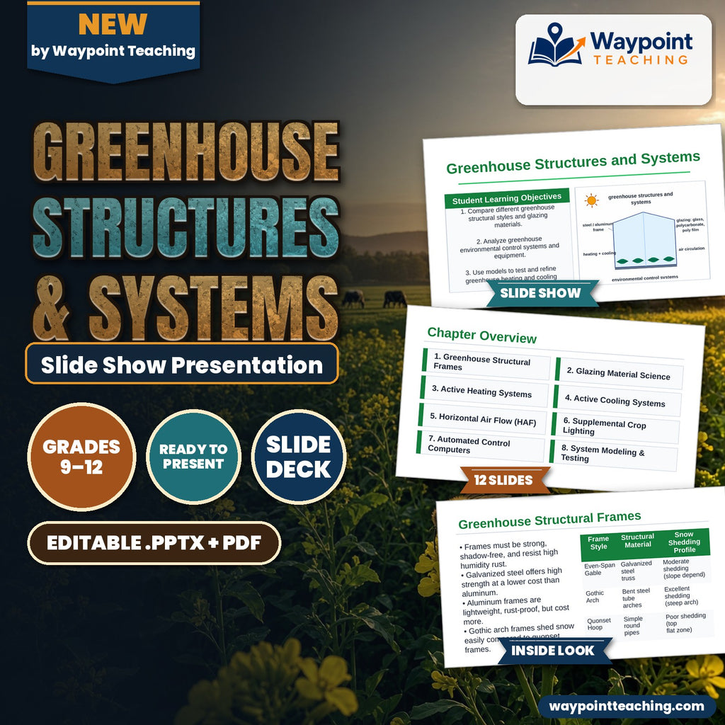 Greenhouse Structures & Systems Slide Show Presentation cover