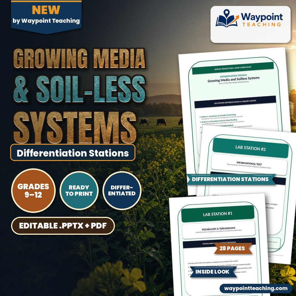 Growing Media & Soil-less Systems Differentiation Stations cover