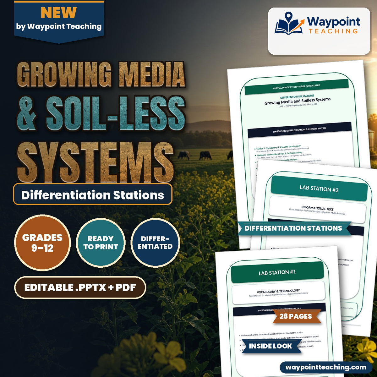 Growing Media & Soil-less Systems Differentiation Stations cover