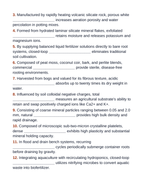 Growing Media & Soil-less Systems Fill-in-the-Blank Vocabulary Worksheet sample page