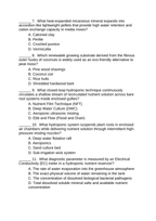 Growing Media & Soil-less Systems Lesson Quiz sample page