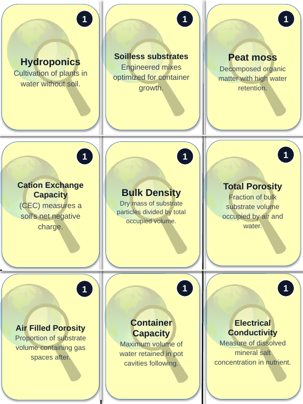 Growing Media & Soil-less Systems Trivia Board Game sample page