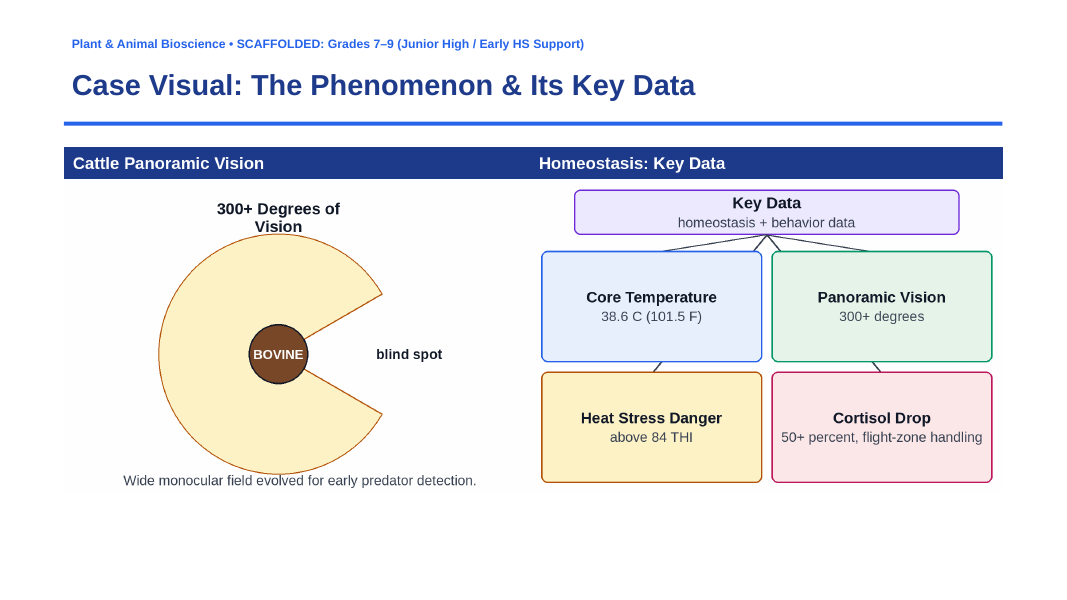 Introduction to Animal & Veterinary Science Scaffolded Phenomena-Based Lesson: The Homeostatic Thermoregulation and Flight Zone Paradox Presentation sample page