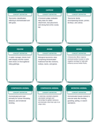 Introduction to Animal & Veterinary Science Tic-Tac-Toe Review Game sample page